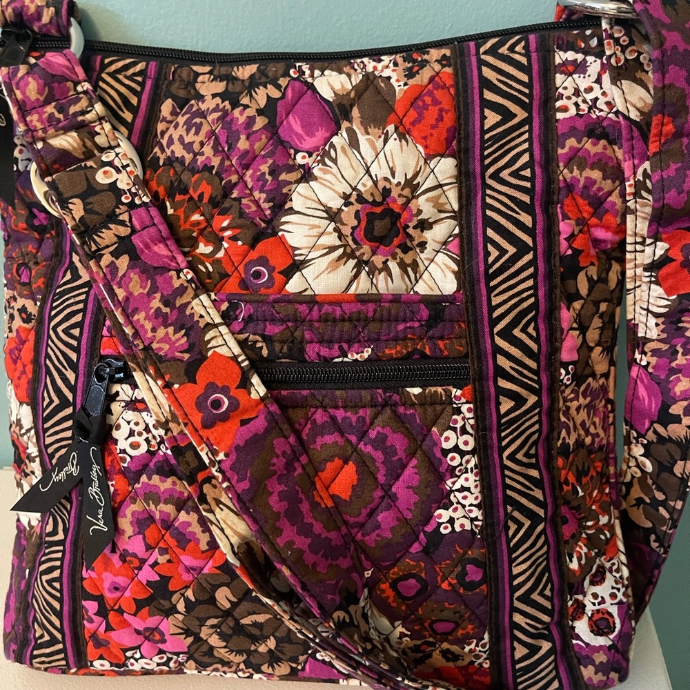 Vera Bradley hipster crossbody rosewood